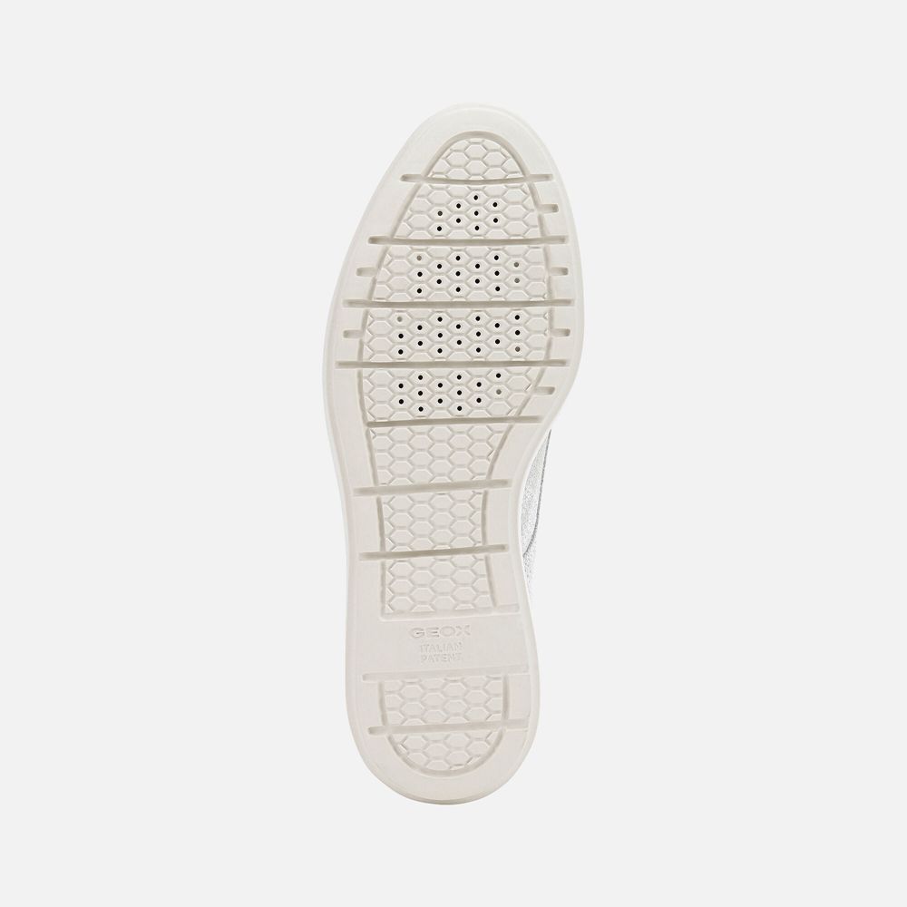 Geox Bayan Slip On Beyaz/Gümüş - Samuela - SMW-056798